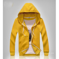 Prix ​​moins cher Men Yellow Full Zipper Hoody Jacket